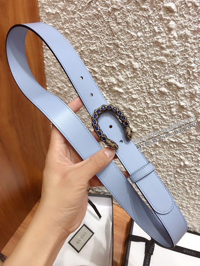 Gucci女士皮帶 古奇2020早秋系列 古奇經典雙G標識  jjp1059